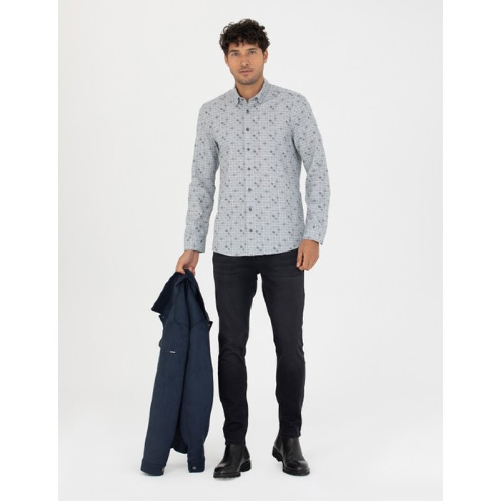 Pierre Cardin Erkek Siyah Slim Fit Jean Pantolon 50278199-VR046 Erkek Jeans / Kot Pantolon Fiyatı