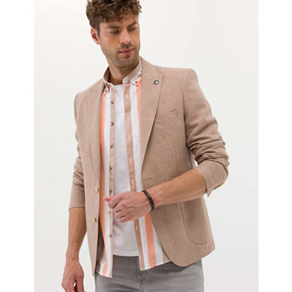 Pierre Cardin Erkek Turuncu Ekstra Slim Fit Spor Ceket 50264609-VR051 Erkek Ceket Fiyatı