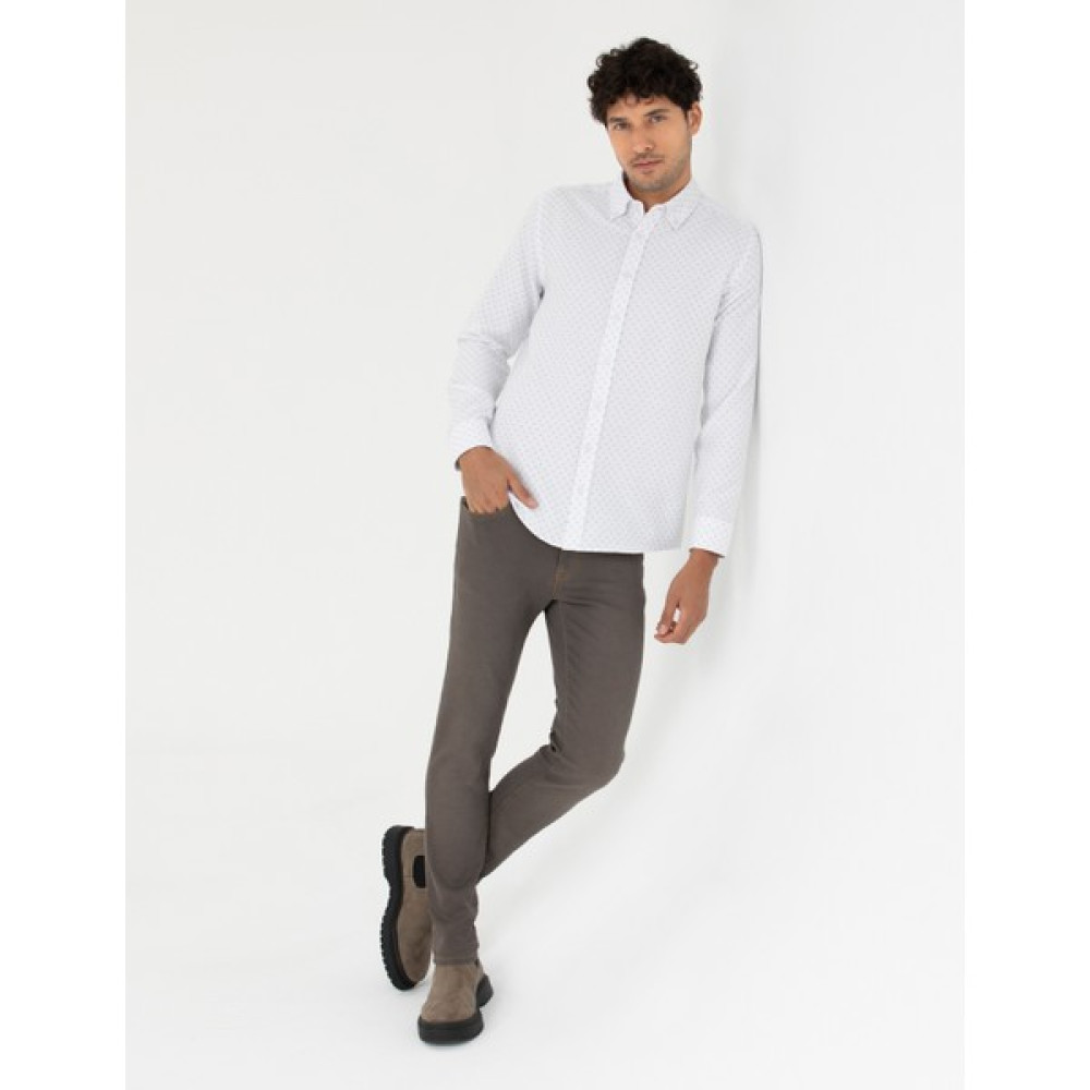 Pierre Cardin Erkek Vizon Slim Fit Jean Pantolon 50280201-VR052 Erkek Jeans / Kot Pantolon Fiyatı