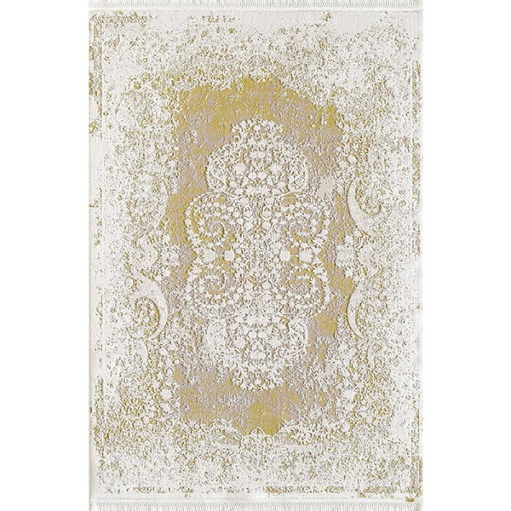 Pierre Cardin Halı Pierre Cardin Halı Otantik Sarı-Gri Klasik Desen Halı (E010d)-(160x230) - 160 x 230 cm - Sarı - Gri Salon Halısı Fiyatı