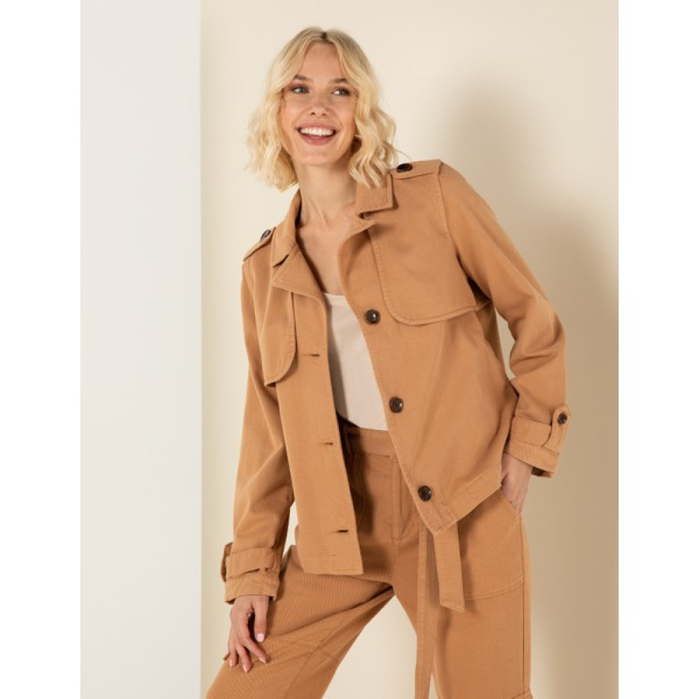 Pierre Cardin Kadın Camel Regular Fit Ceket 50254363-VR015 Bayan Ceket Fiyatı