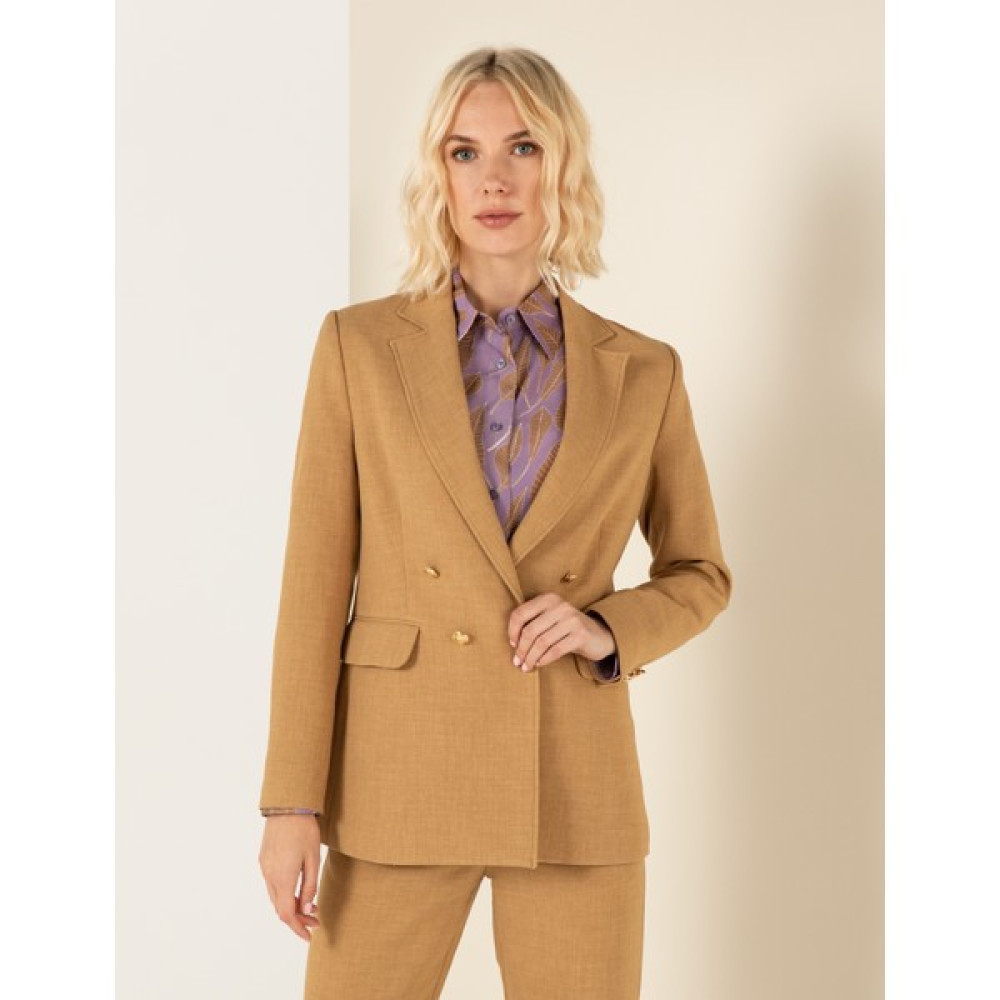 Pierre Cardin Kadın Camel Standart Fit Ceket 50260292-VR015 Bayan Ceket Fiyatı