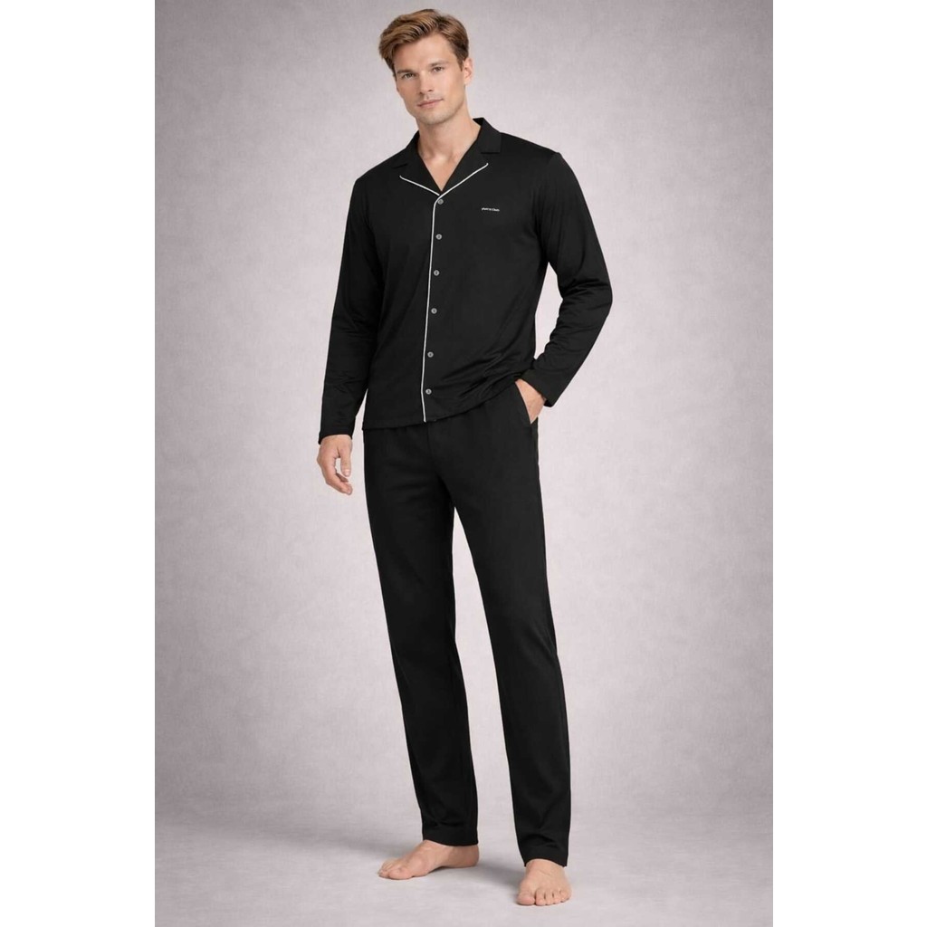 Pierre Cardin Kutulu Erkek Pijama Takım-M6.1.4.0 Erkek Pijama Fiyatı