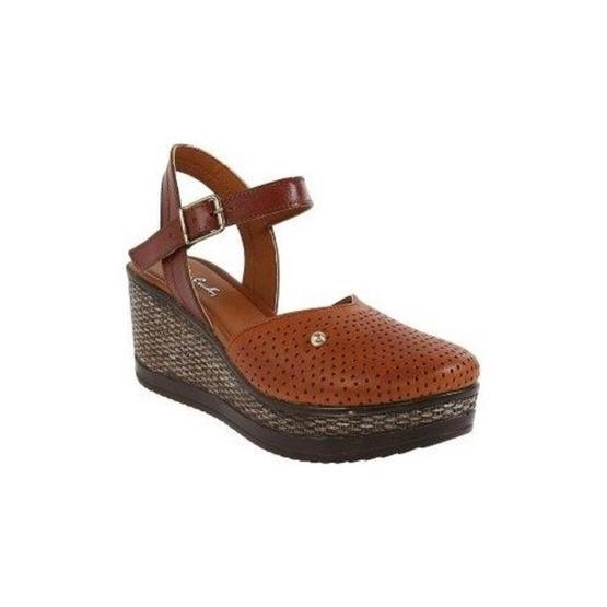 Pierre Cardin PC-2392 Taba Kadın Dolgu Topuklu Ayakkabı