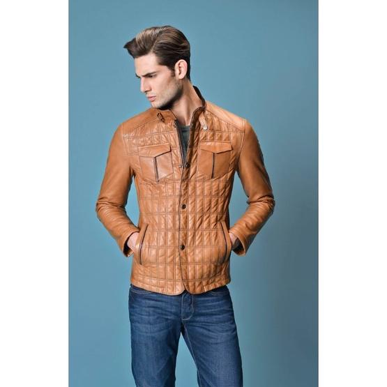 Pierre Cardin Siyah Deri Erkek Mont