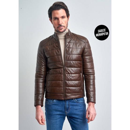 Pierre Cardin Taba Deri Erkek Mont