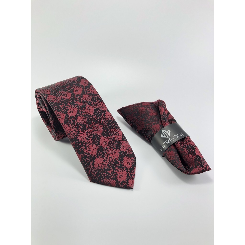 Pierroni Siyah Bordo Desen Mikrofiber Kravat Şık Mendilli Tasarım SSD / Solid State Drive Fiyatı