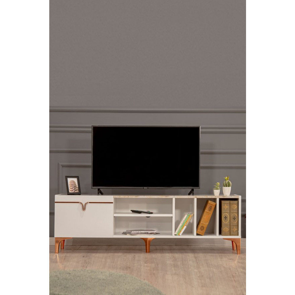 Pietra 160X39 Tv Sehpasi - Beyaz Tv Ünitesi / Sehpası Fiyatı