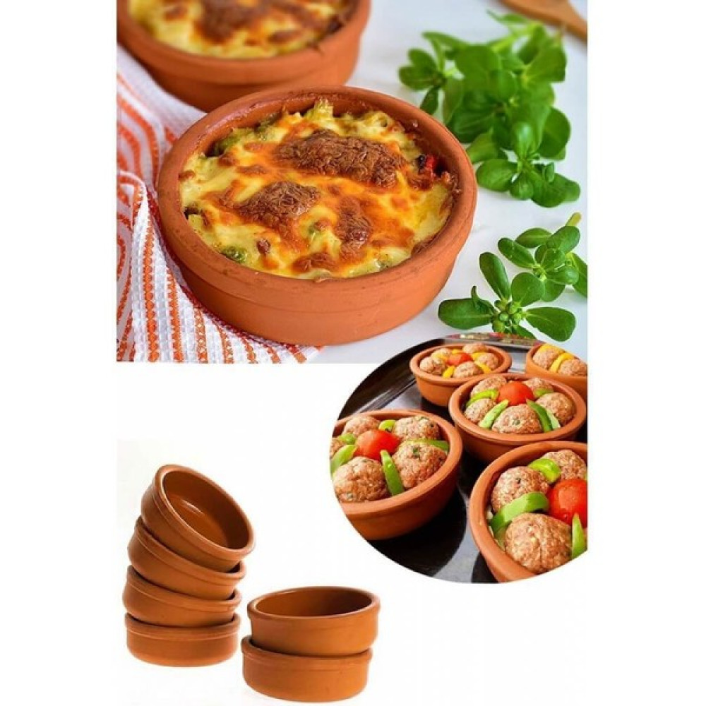 Piev 6'lı Toprak Güveç Tepsiler / Fırın Kapları Fiyatı
