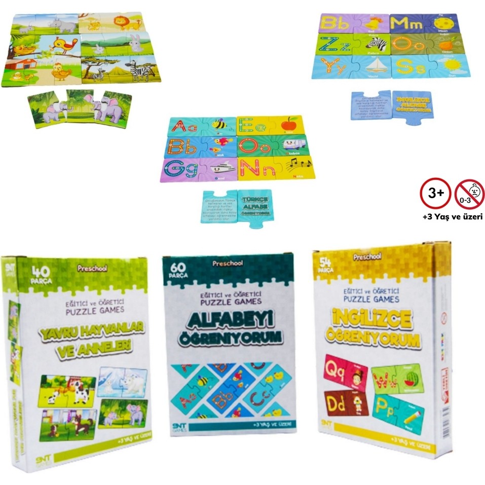 Piev Toys Park Hayvanlar Alfabe Ingilizce Öğreniyorum Eğitici Set 3 Lü Eğitici Oyuncak Fiyatı
