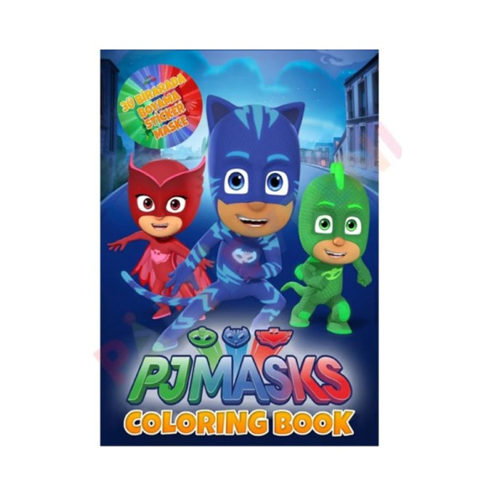 Pijamaskeliler Boyama Kitabı Sticker ve Maske 1 Adet Aktivite & Eğitici Kitaplar Fiyatı