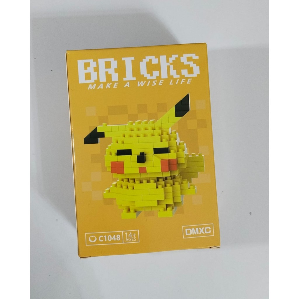 Pikachu Bricks 3D Puzzle LEGO +14 - EĞLENCELİ BRICKS LEGO Anne Bebek Oyuncak Fiyatı