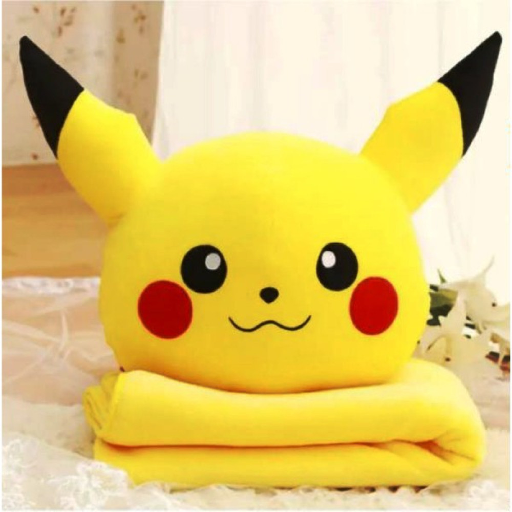 Pikachu Peluş Yastık Uyku ve Oyun Arkadaşı 35 Cm. Peluş Oyuncaklar Fiyatı