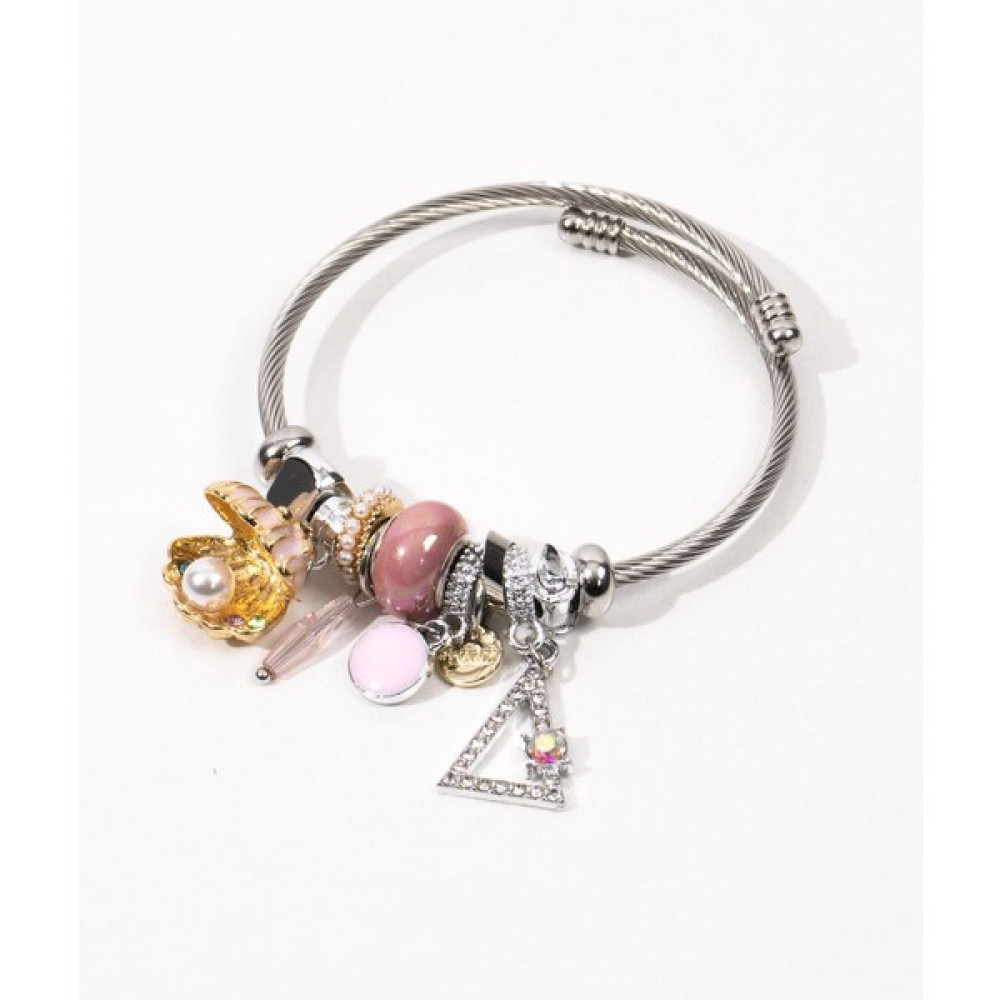 Pikas Çelik Pandora Charm Bileklik Pembe - 22 - 23 Altın, Takı & Aksesuar Fiyatı