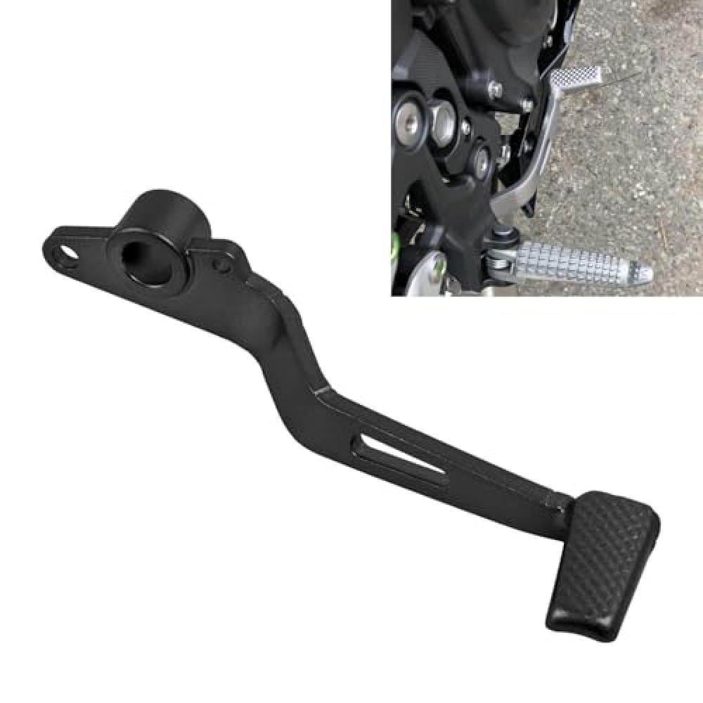 PIKPOP Rear Brake Lever Foot Pedal Motorcycle Accessories Replacement for Kawasaki Ninja 400 2018-2024/ Z400 2019-2024/ Ninja 500 Z500 SE/Z e-1 ABS 2024(Black)