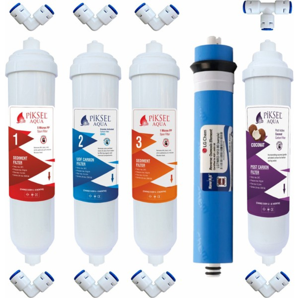 Piksel Aqua 5 Aşamalı Lg Membranlı Su Arıtma Cihazı Filtresi Bahçe Makinesi Aksesuar & Yedek Parça Fiyatı