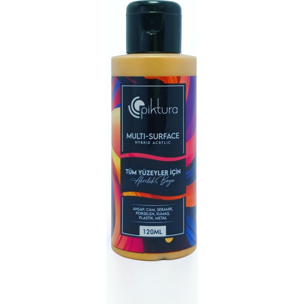 Piktura Akrilik Multisurface Boya 120ML Metalik Altın Diğer Fiyatı