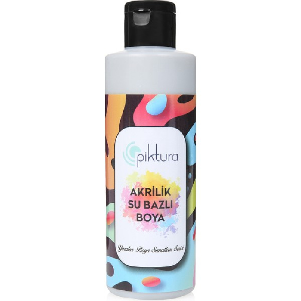 Piktura Su Bazlı Akrilik Boya 200 ml DB475 Açık Gri İç Cephe Duvar Boyası Fiyatı