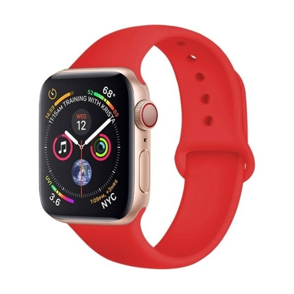 Pilanix Apple Watch Ultra 2 Için Klasik Renkli Silikon Kordon-Kayış - Kırmızı Giyilebilir Teknoloji Aksesuarları Fiyatı