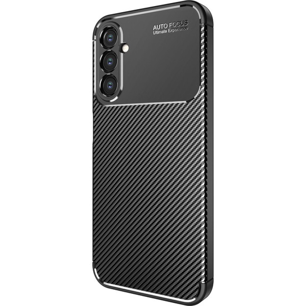 Pilanix Samsung Galaxy A54 Kılıf Karbon Desenli Lux Negro Silikon - Siyah Cep Telefonu Kılıfı Fiyatı