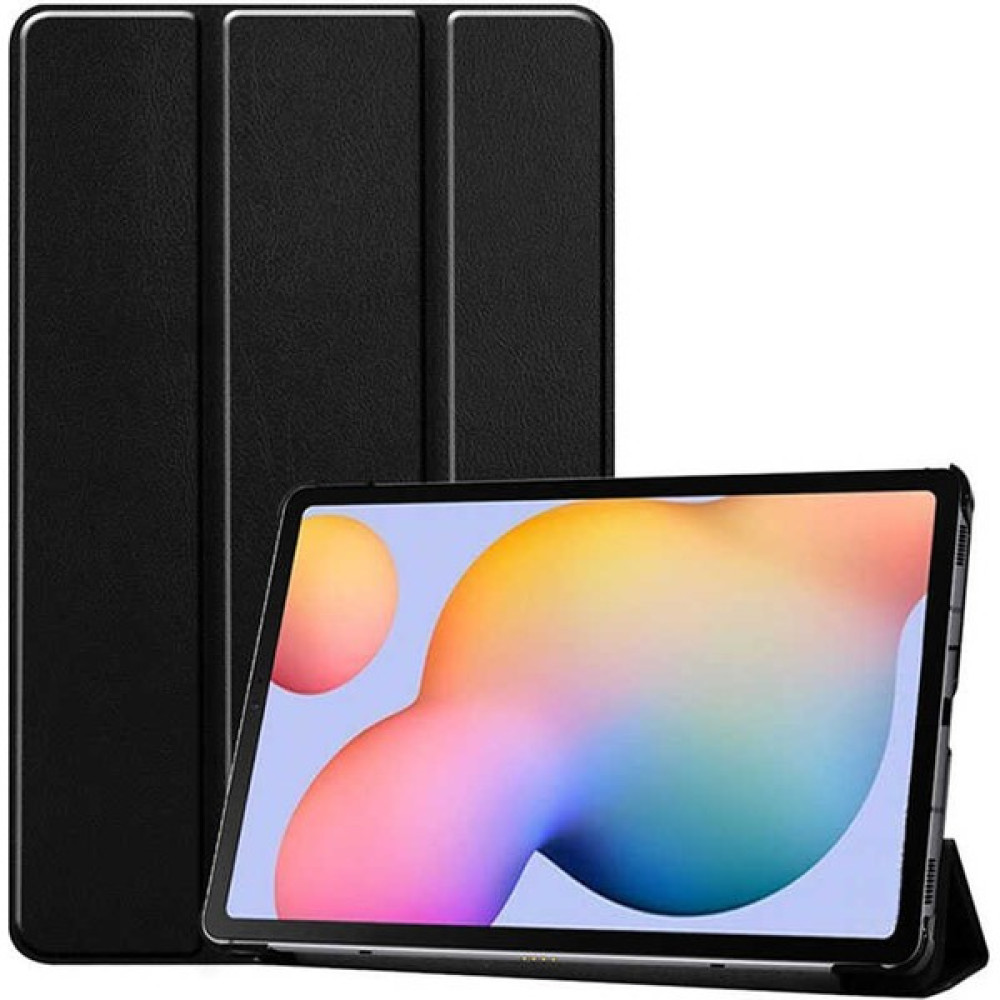 Pilanix Samsung Galaxy Tab A9 Plus SM-X210 Kılıf Arkası Şeffaf Standlı Uyku Modlu Smart Cover - Siyah Tablet Kılıfı Fiyatı