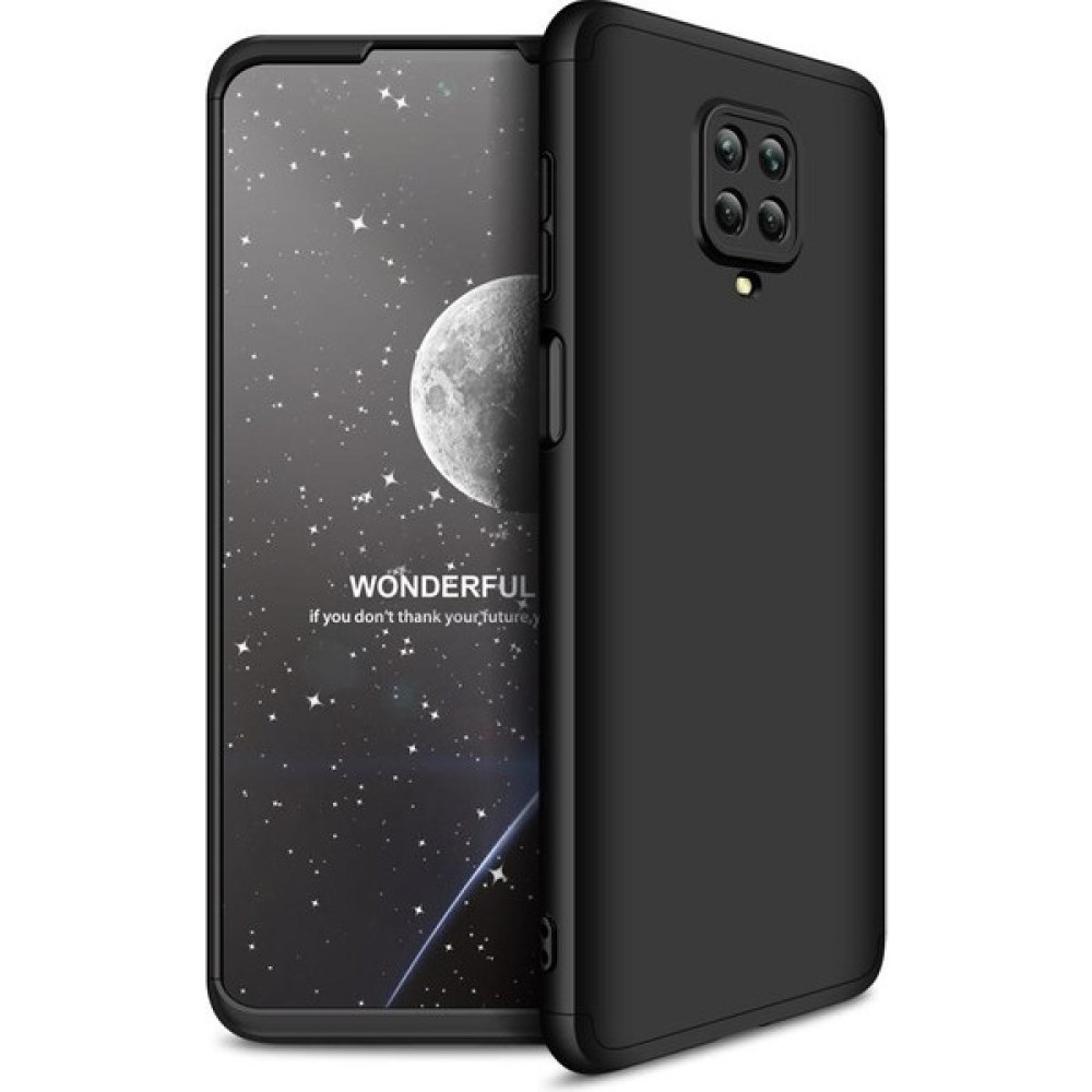 Pilanix Xiaomi Redmi Note 9 Pro Kılıf 3 Parça 360 Zore Ays Kapak - Siyah Cep Telefonu Kılıfı Fiyatı