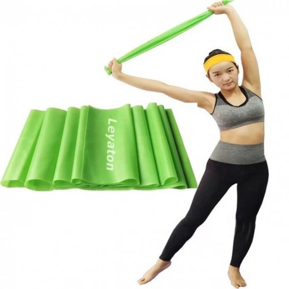 Pilates Bandi Jimnastik Plates Lastigi 150X15 Cm Egzersiz Aerobik Bant 1 Adet Yesil Pilates Aletleri Fiyatı