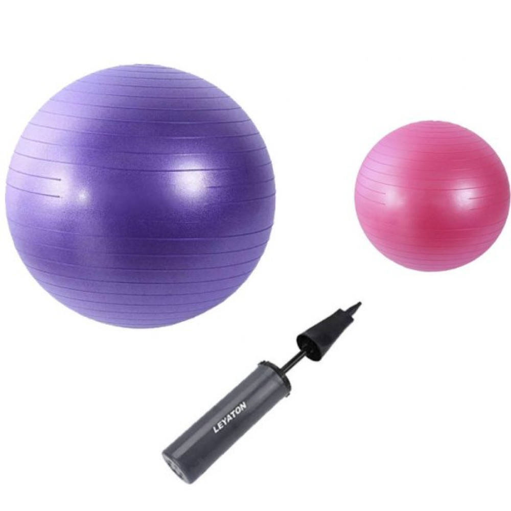 Pilates Top 65 Cm Mor 25 Cm Pilates Topu 2Li Set Pilates Aletleri Fiyatı