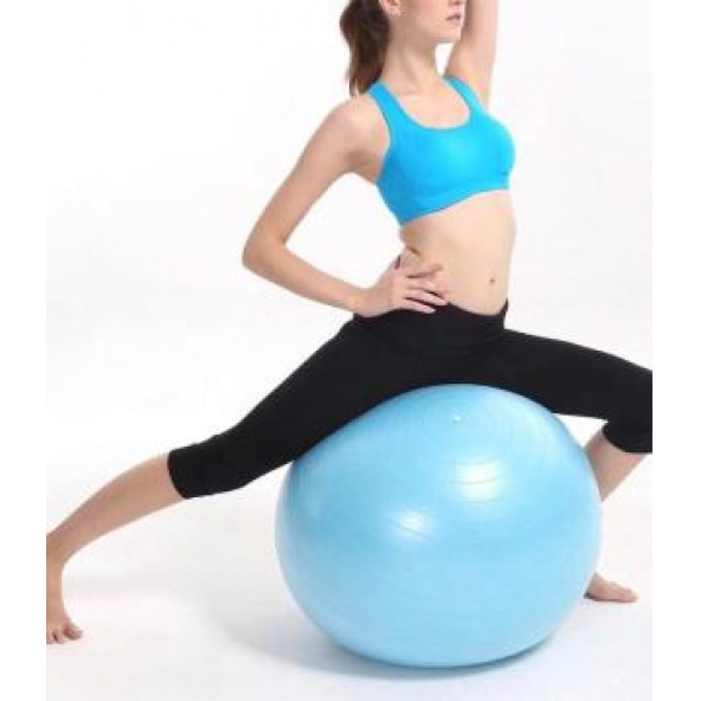 Pilates Topu 65 Cm Mavi -Top Sisirme Pompasi Kondisyon Aletleri Fiyatı