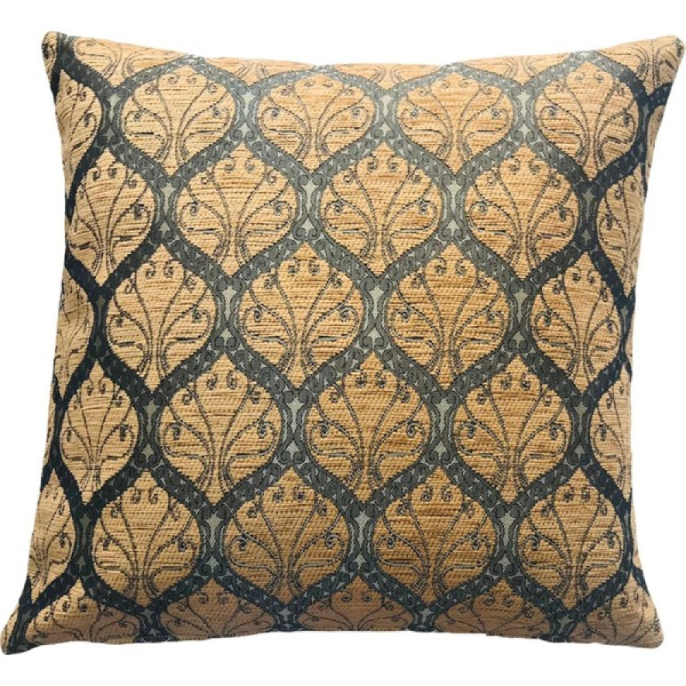 Pillows Store Osmanlı Desenli Safran Kırlent Kılıfı 45 x 45 cm. - 45 x 45 cm Kırlent / Mobilya Yastığı Fiyatı