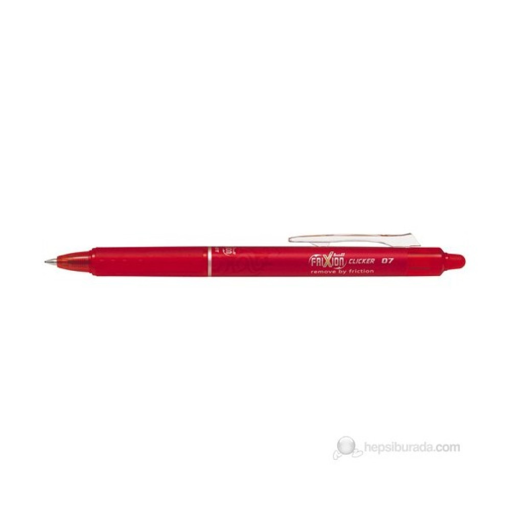 Pilot Frixion Ball Clicker 0.7 Silinebilir Roller Kalem Kırmızı Jel Mürekkepli (Roller) Kalem Fiyatı