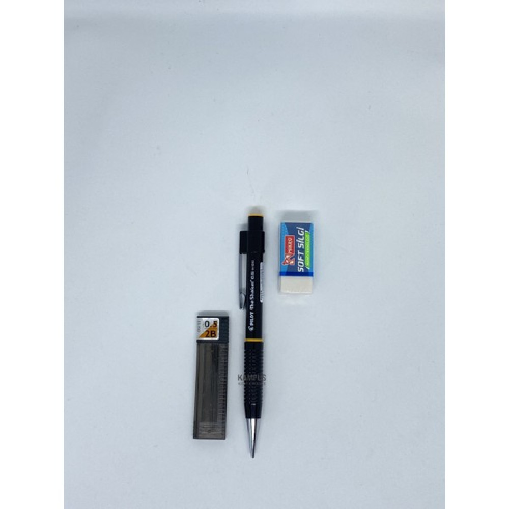Pilot Shaker 0.5 Versatil Kalem + Tombow 0.5 2h Uç + Mikro Silgi Seti Mekanik Kurşun (Versatil) Kalem Fiyatı