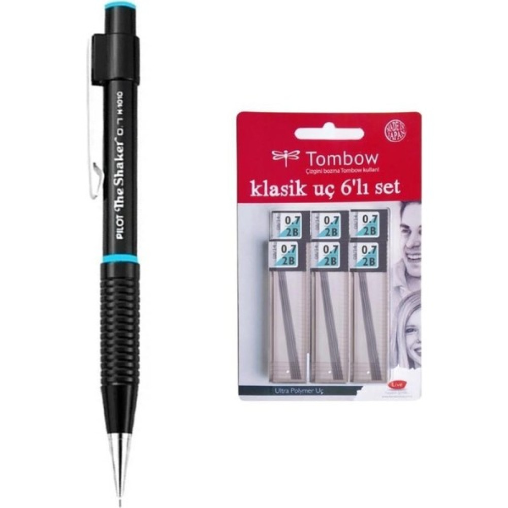 Pilot Versatil Kalem Shaker 0 7 Uç + Tombow 0 7 mm 2b Uç 6 Adet Mekanik Kurşun (Versatil) Kalem Fiyatı