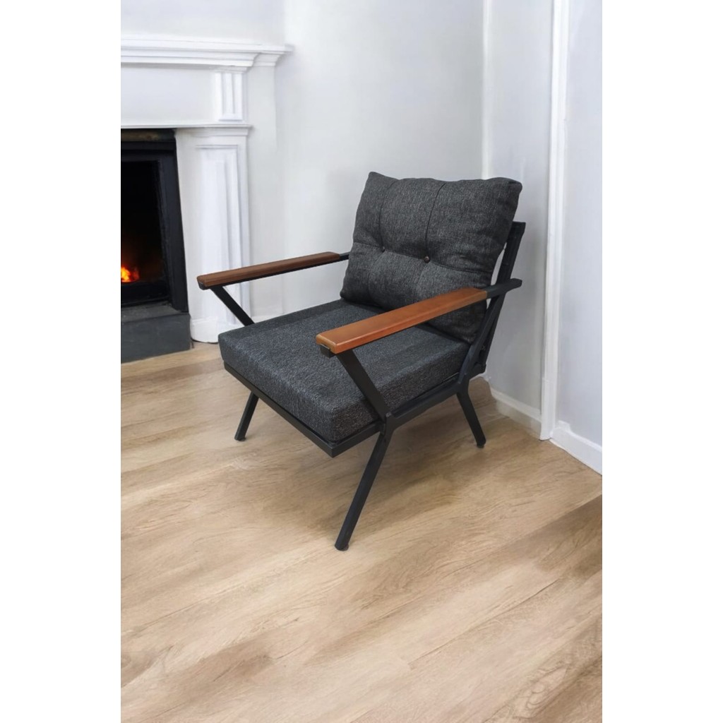 Pimango Pi Locca Demonte Metal Tekli Bahçe Mobilyası, Antrasit, 60x60 Cm Bahçe Sandalyesi Fiyatı
