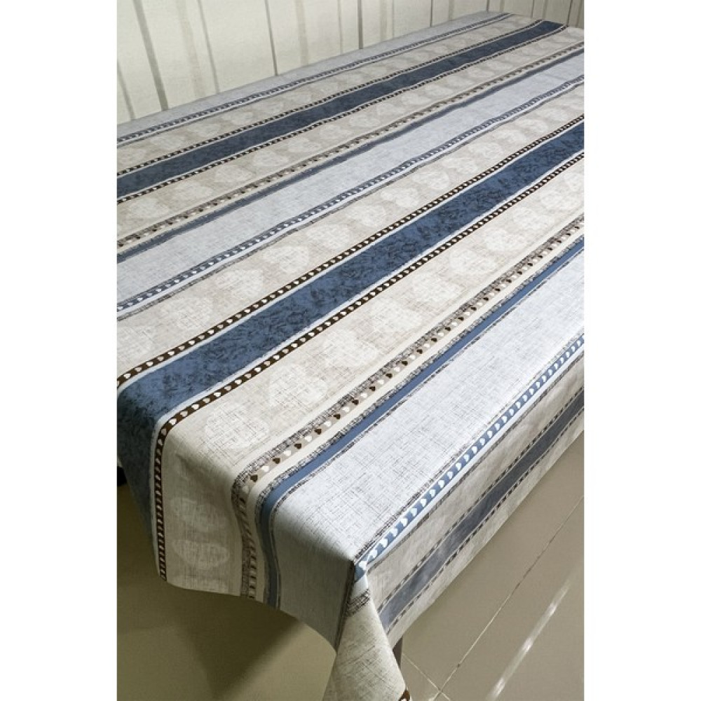 Pimula Home Elyaf Astarlı Pvc Silinebilir Dertsiz Muşamba Masa Örtüsü - 140 cm - Mavi Masa Örtüsü Fiyatı