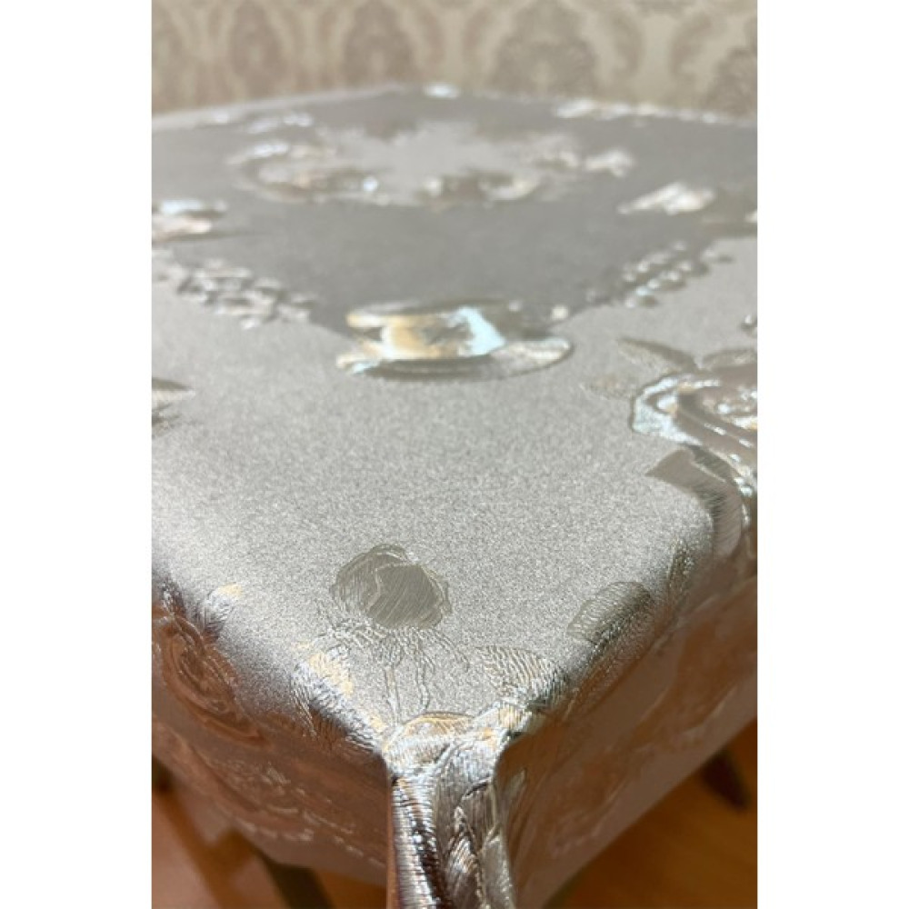 Pimula Home Kaymaz Polyesterli Pvc Dertsiz Silinebilir Muşamba Masa Örtüsü, Yer Sofrası 100X100_1027-A - Renkli - 100 x 100 cm Masa Örtüsü Fiyatı