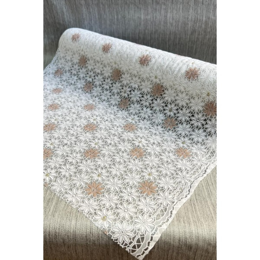 Pimula Home Şeffaf Kaplama Kaydırmaz Dolap Içi Kaymaz Dantel Raf Örtüsü - PAPATYA_1009-A - Renkli - 50 x 200 cm Masa Örtüsü Fiyatı