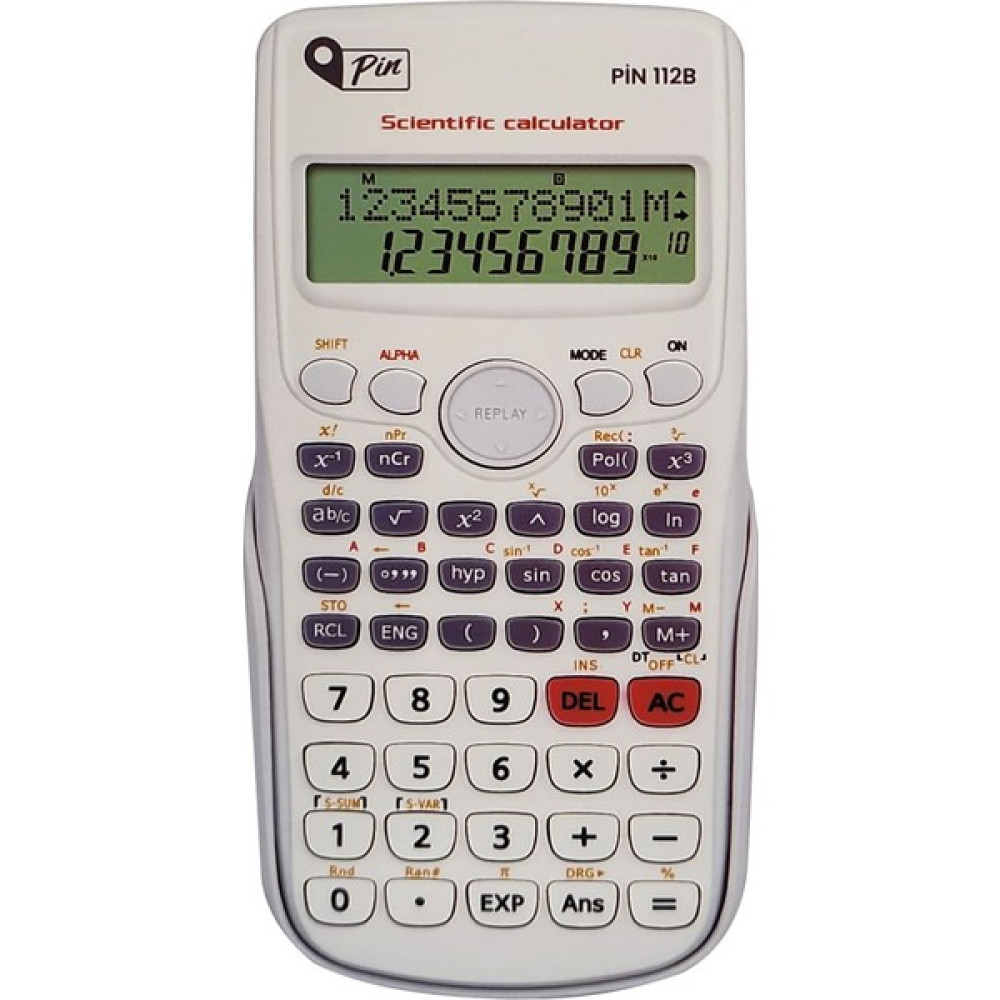 Pin 112B 240 Beyaz Fonksiyonlu Hesap Makinesi Hesap Makinesi Fiyatı