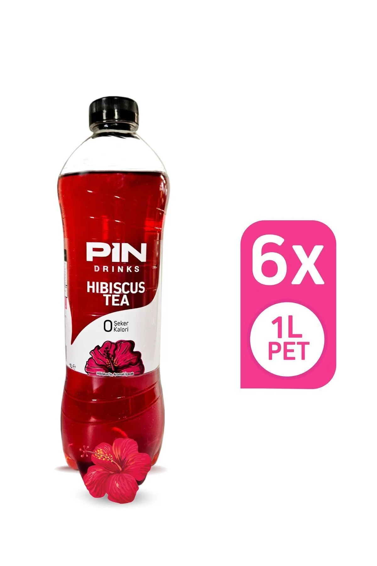 Pin Hibiskus Çayı - Şekersiz & Kalorisiz 1 Litre X 6 Adet" İçecek Fiyatı