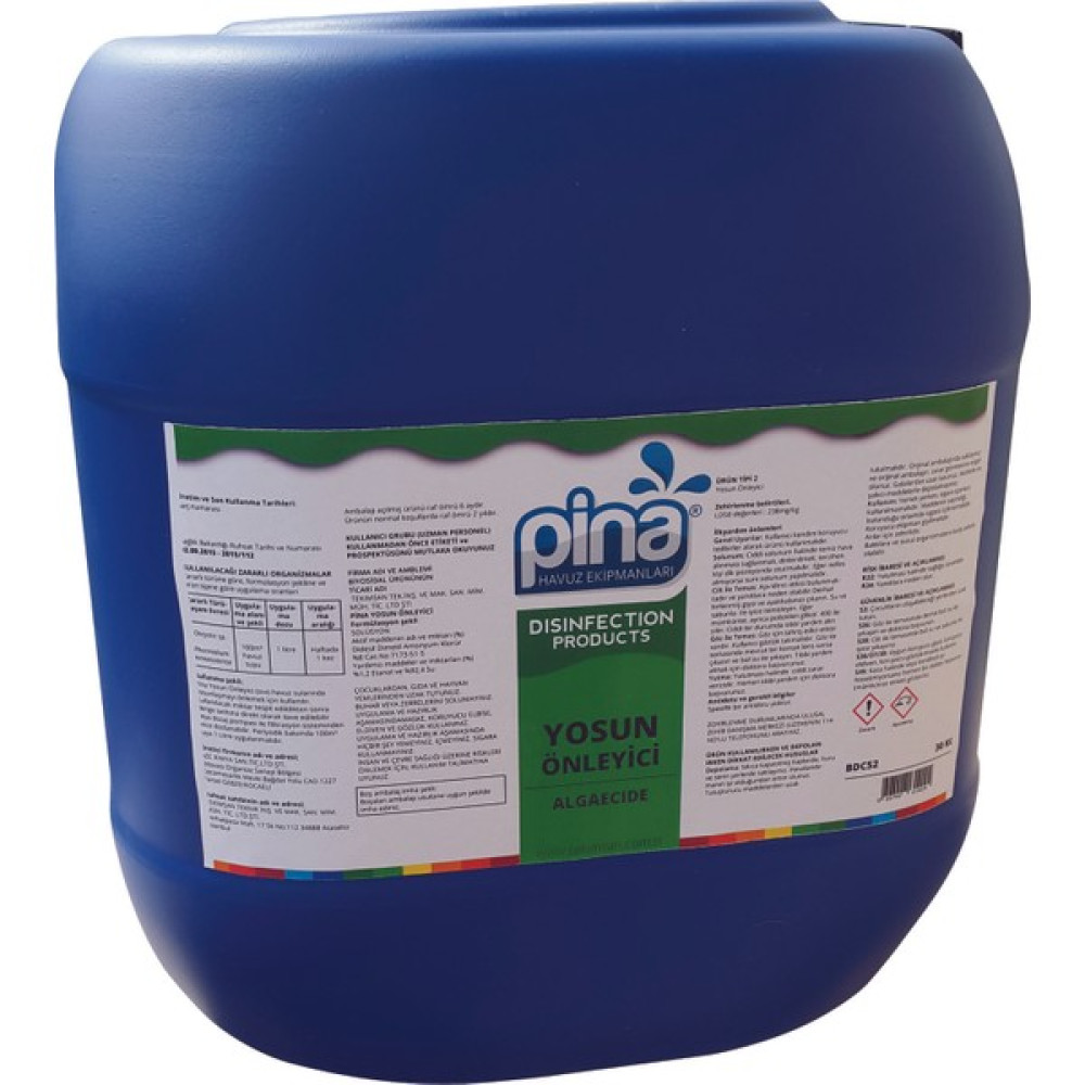 Pina Havuz Yosun Önleyici (20KG) Havuz Kimyasalı Oto, Bahçe, Yapı Market Fiyatı