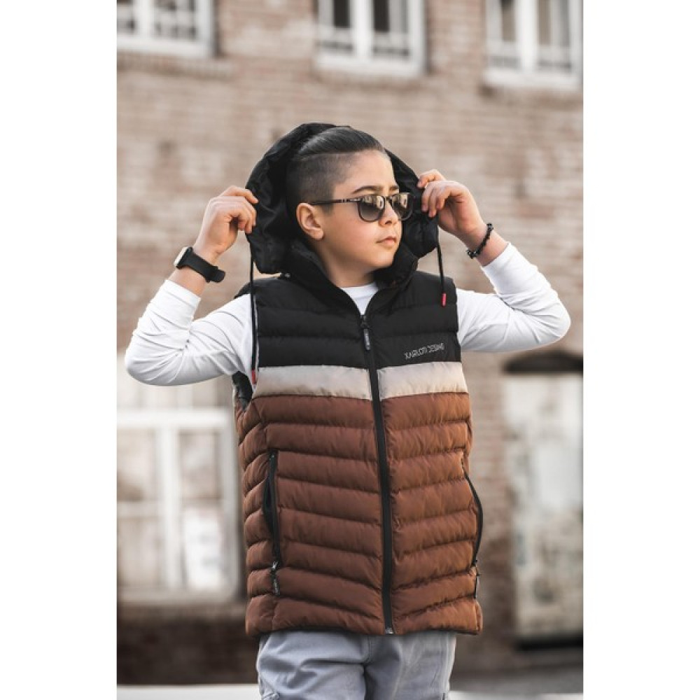 Pina Kids Erkek Çocuk Kapüşpnlu Üç Renk Şişme Yelek YLK.2001 Erkek Çocuk Yelek Fiyatı