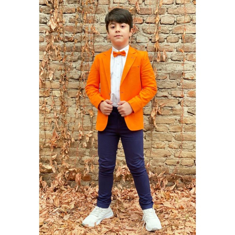 Pina Kids Erkek Çocuk Papyonlu Spor Takım Elbise Erkek Çocuk Giyim Takımı Fiyatı