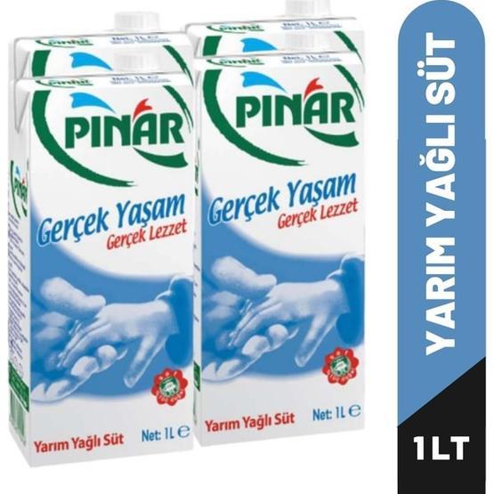 Pınar 4x1 lt Yarım Yağlı Süt Süt Fiyatı