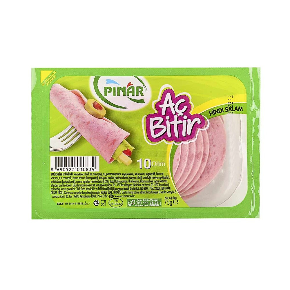 Pınar Aç Bitir Salam 75 Gr Şarküteri Fiyatı