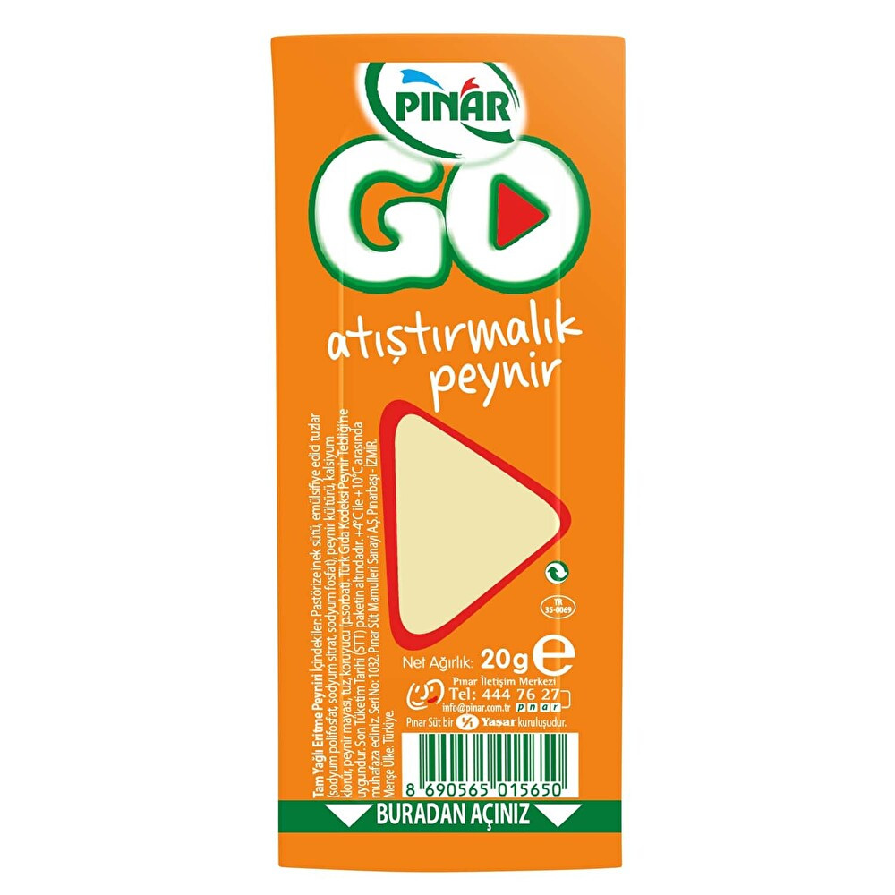 Pınar Go Atıştırmalık Peynir 20 g Peynir Fiyatı