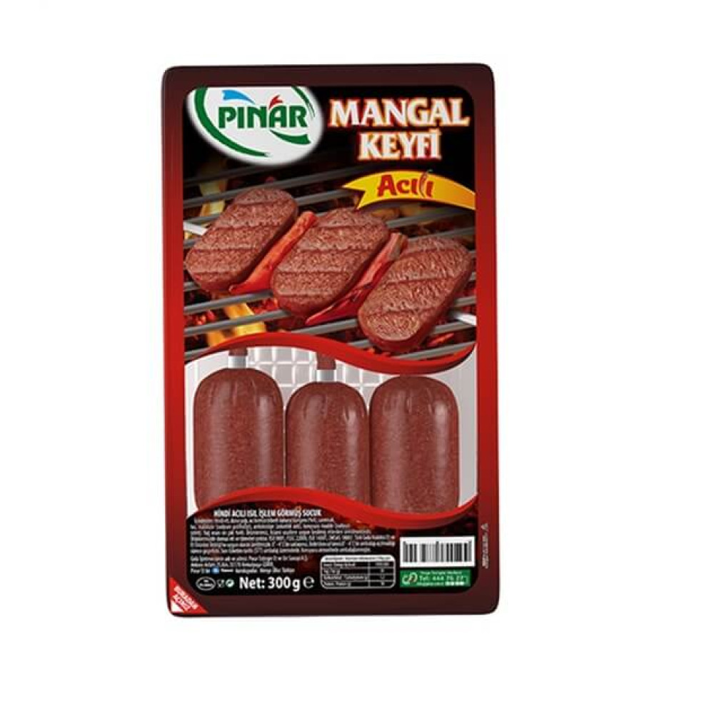 Pınar Hindi Sucuk Acılı Mangal Keyfi 300 gr Şarküteri Fiyatı