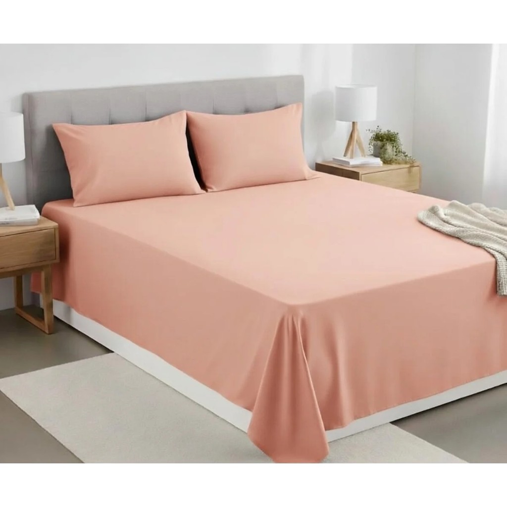 Pınar Home Collection %100 Organik Pamuk Kumaş Düz (Lastiksiz)Çarşaf+Yastık Kılıfı***(Sipariş Öncesi Ebat Seçimi Yapınız ) - Yavruağzı - 160 x 240 Yastık Kılıfı Fiyatı