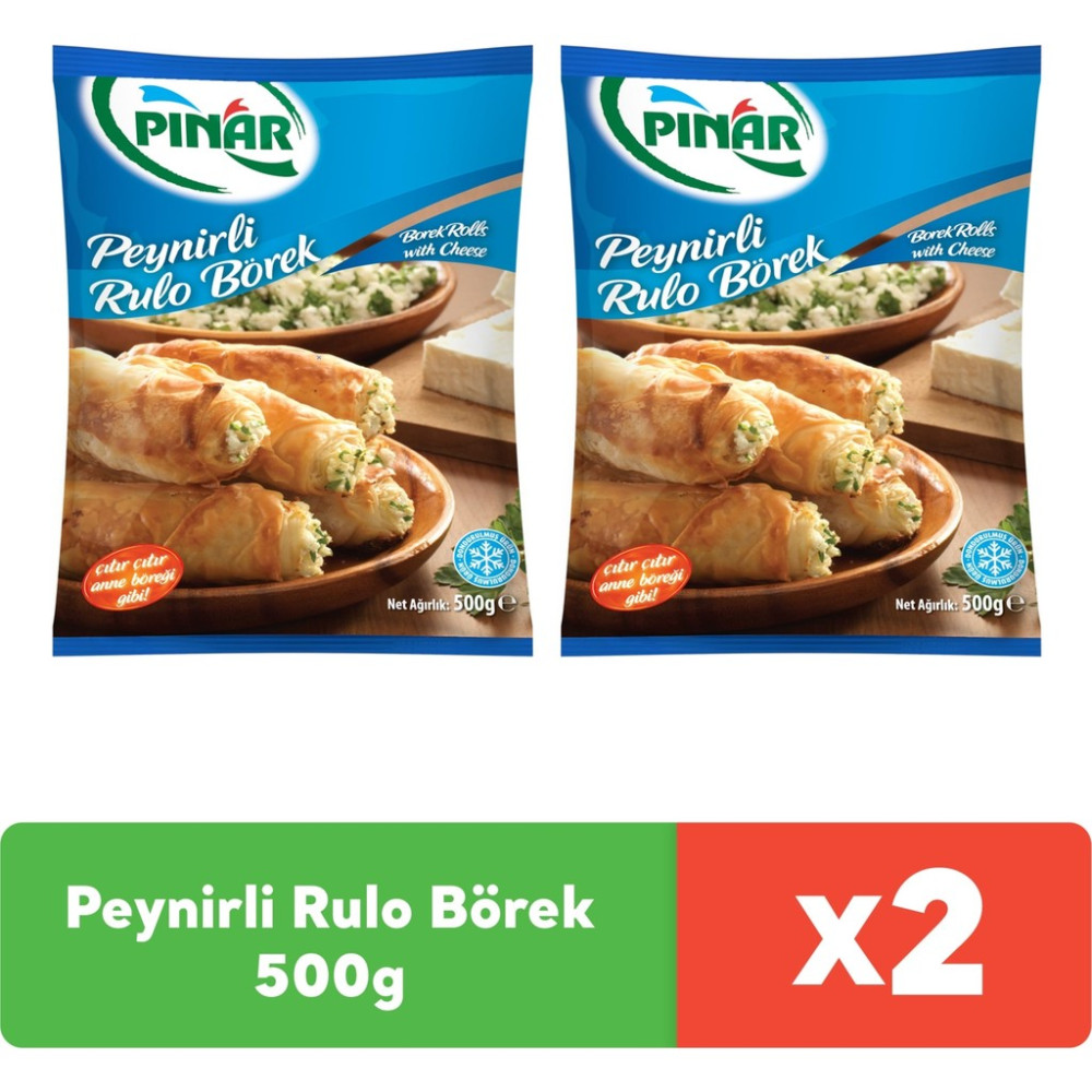 Pınar Rulo Börek Peynirli 500 G x 2 Adet Peynir Fiyatı