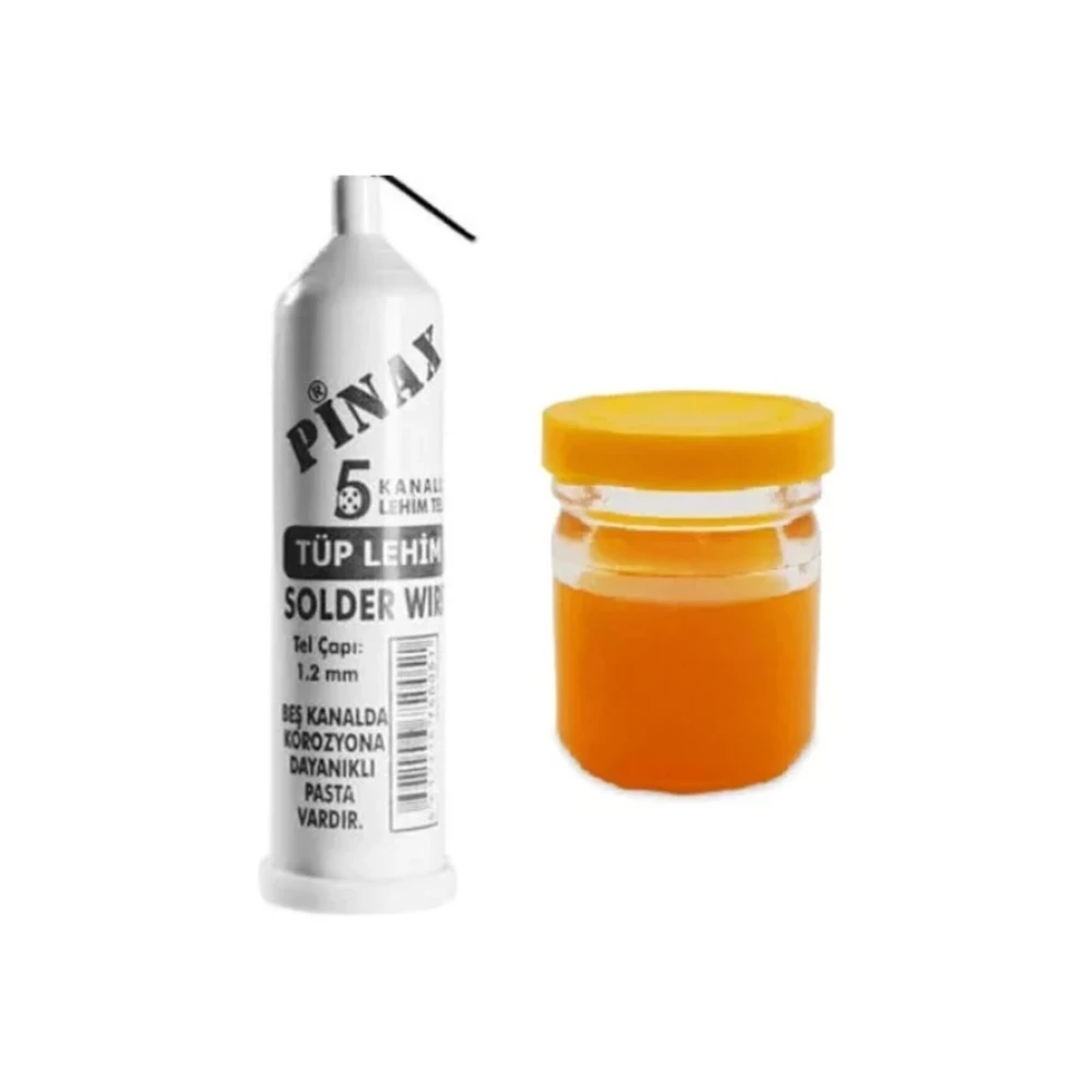 Pinax Tüp Lehim Teli 25 Gr 1.2Mm + Lehim Pastası - 40Gr Lehim & Havya Fiyatı