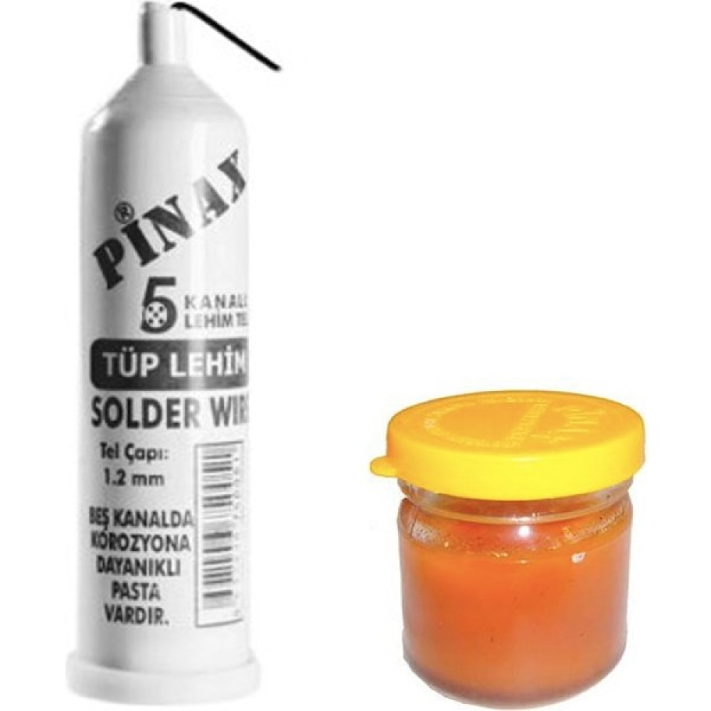 Pinax Tüp Lehim Teli ve Lehim Pastası Set (4172) Oto Boyaları Fiyatı